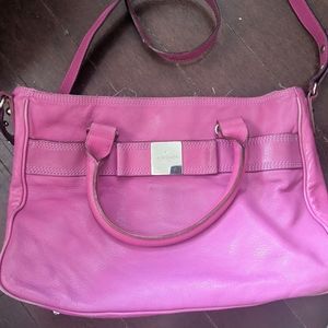 Kate Spade Primrose Hill Goldie purse in hot fuchsia pink
